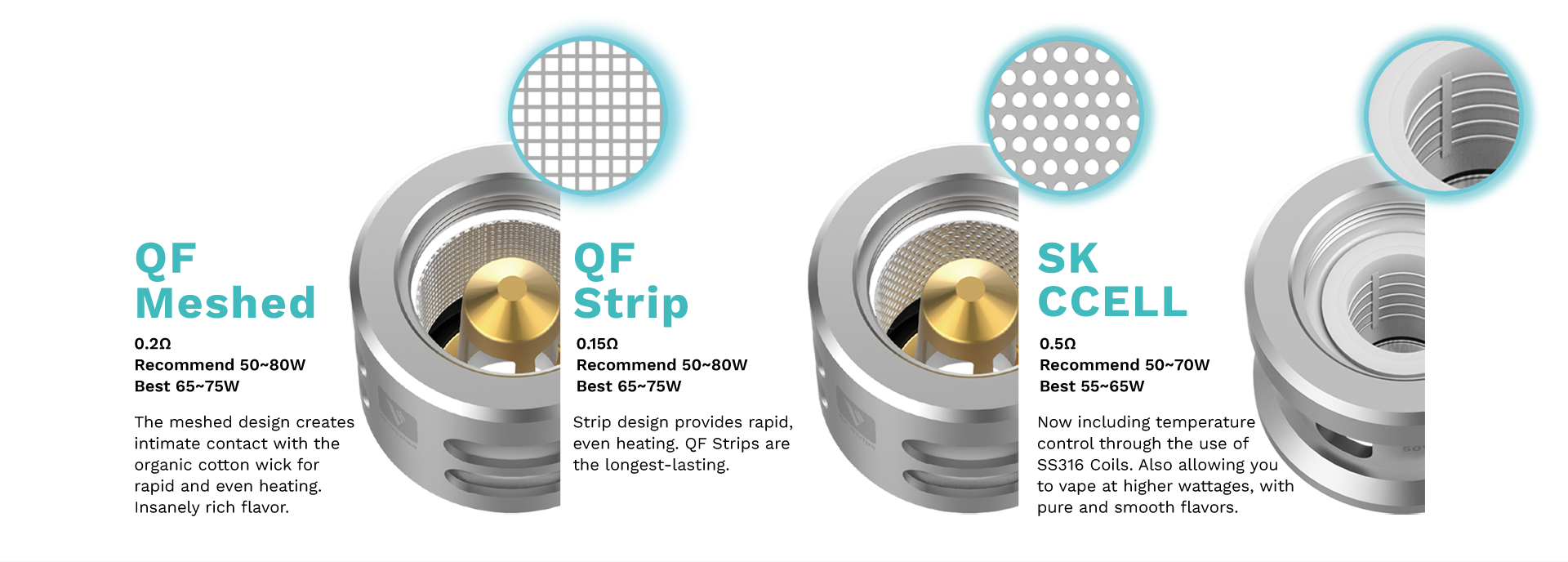 Vaporesso SKRR Tank Ersatzcoils leistung