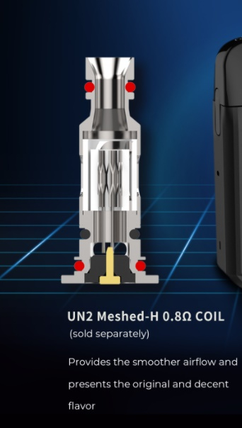 0,8 ohm Uwell Caliburn G Coils-0.8 Ohm