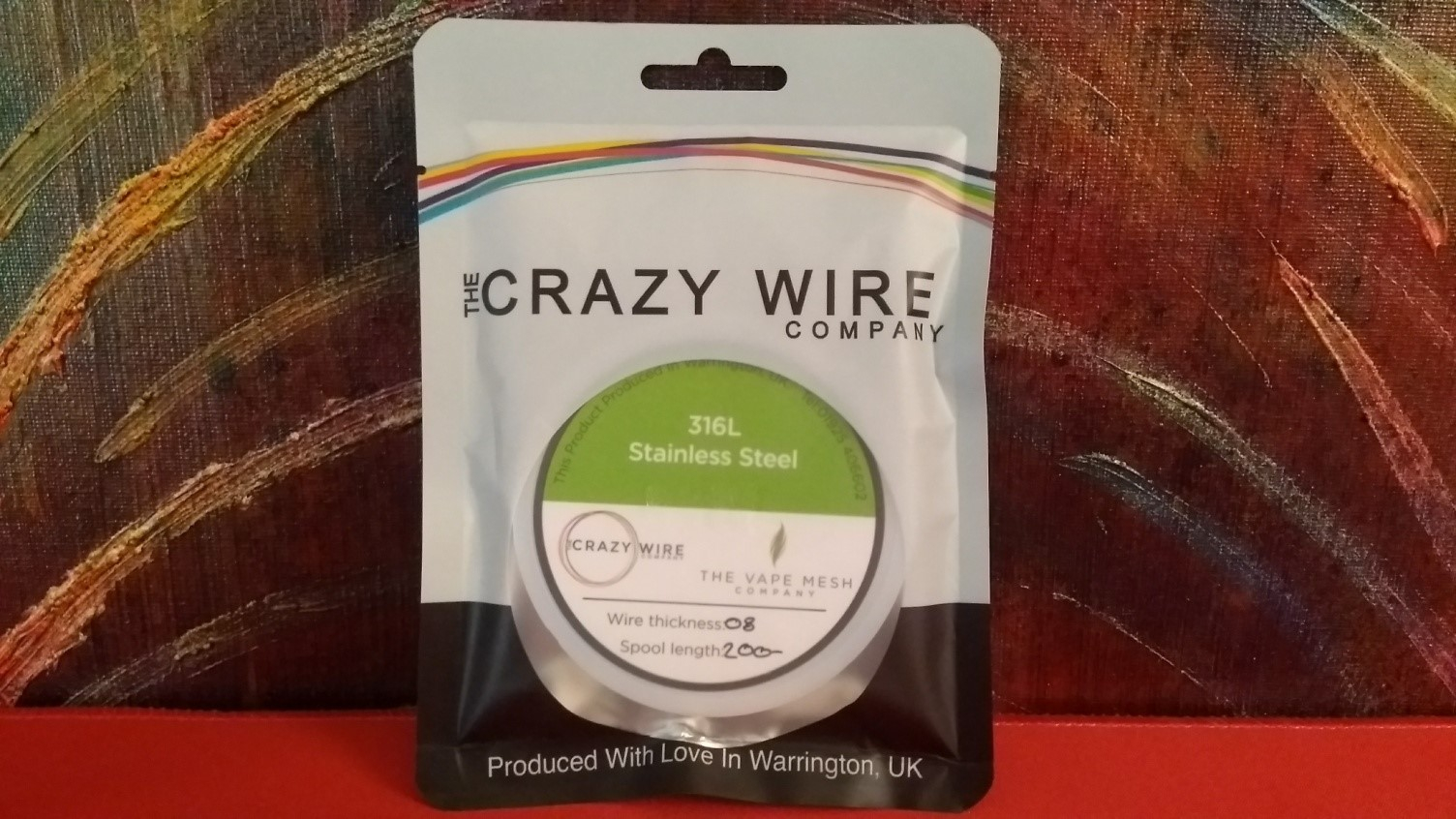 Crazy Wire Company SS316L 0.08mm 200m Crazy Wire Company SS316L Draht