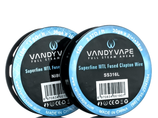 Vandy Vape Superfine MTL Fused Clapton Drähte Vandy Vape Superfine MTL Fused Clapton SS316