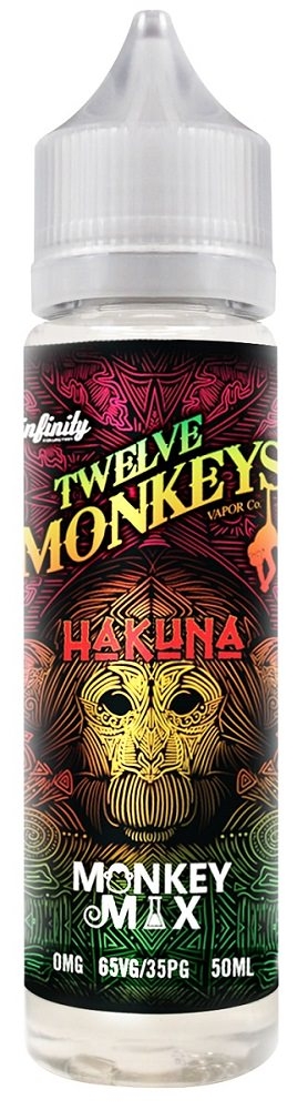 12 Monkeys Hakuna 12 Monkeys Hakuna-50ml Shortfill-0 mg