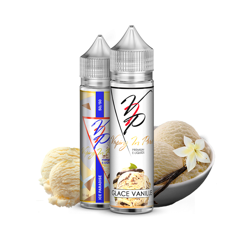 Vaping in Paris Ice Paradise (Glace Vanille)
