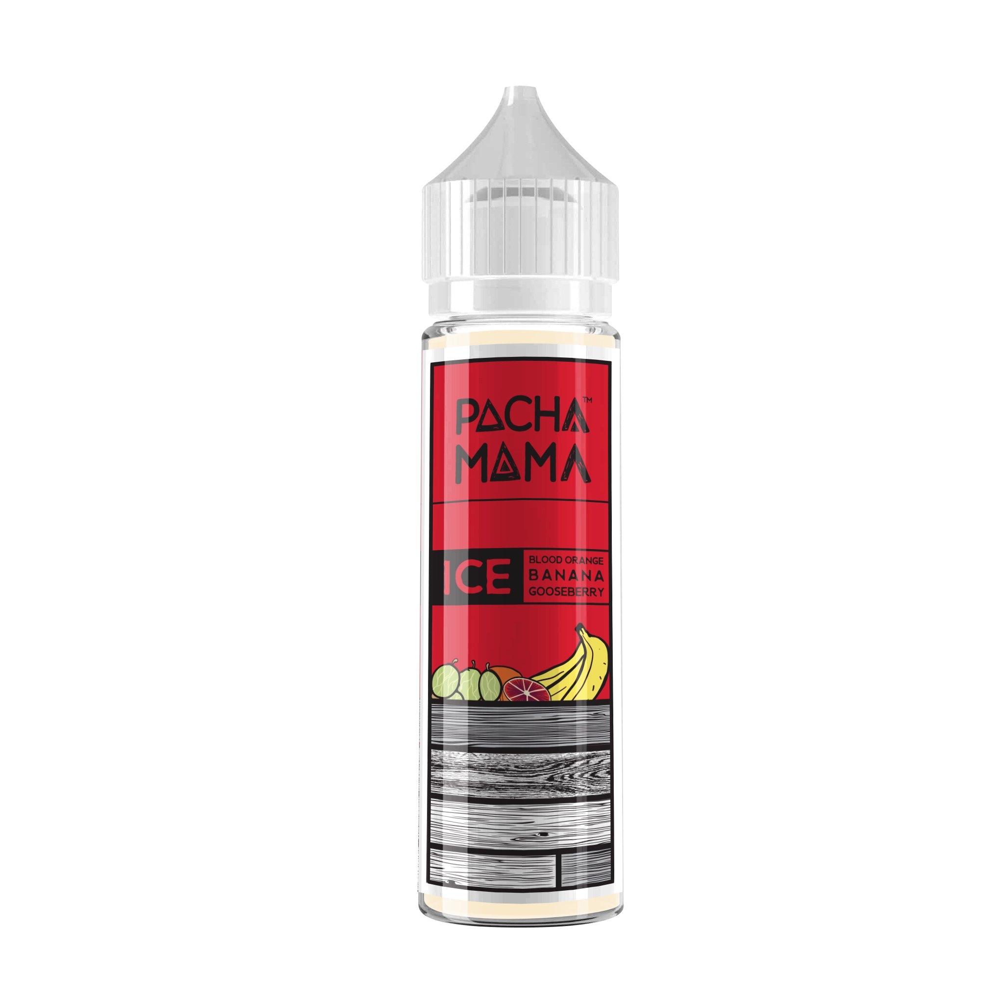 Pacha Mama Blood Orange, Banana, Gooseberry Ice Pacha Mama Blood Orange, Banana, Gooseberry Ice-50ml Shortfill-0 mg