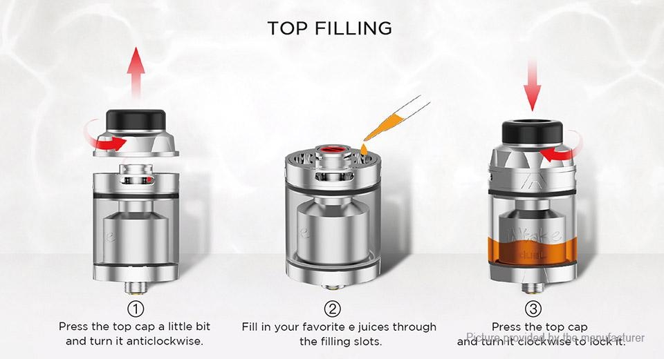 Augvape Intake Dual RTA filling