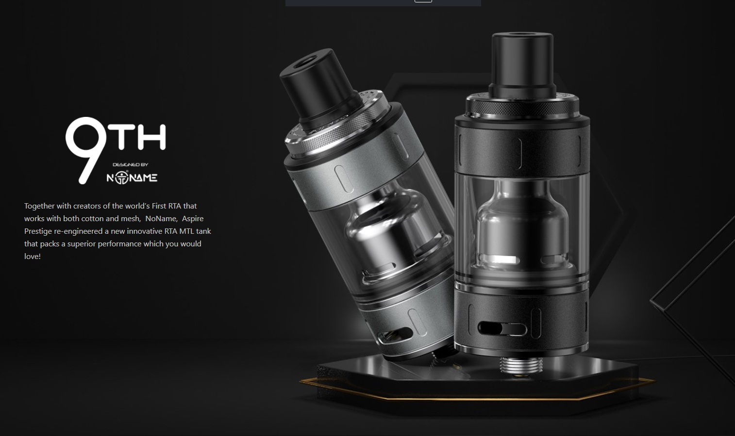 Aspire x NoName Mods 9th Tank Intro Aspire x NoName Mods 9th Tank