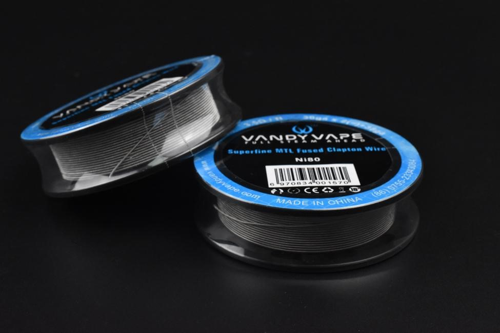 Vandy Vape Ni80 Superfine MTL Fused Clapton Wire 4