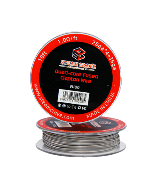 Steam Crave Drahtrollen-Quad Core Fused Clapton Steam Crave Drahtrollen-Quad Core Fused Clapton