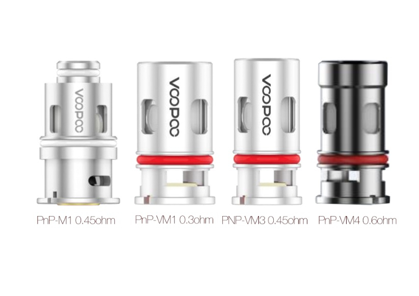 Voopoo Drag X Coils Ansicht Versionen