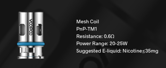 Voopoo Drag X Coils Ansicht TM1